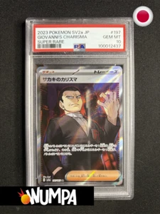 [Poke?mon] TCG Card 2023 Giovanni's Charisma Super Rare PSA 10 [JP] - Picture 1 of 2