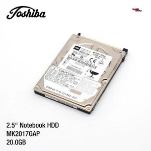 Toshiba MK2017GAP 20.0GB 2.5 " Notebook Laptop HDD Hard Drive Disk HDD2158 L - Picture 1 of 3