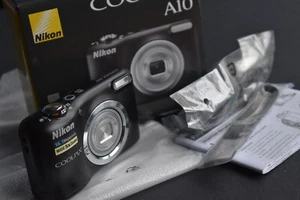 Nikon Coolpix A10 / 16.1 MP 5x Zoom Digital Camera Black, Original Packaging NEW - Imagen 1 de 7