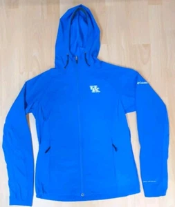 University of Kentucky Jacket Womens M Columbia Omni Shield Hooded Blue Full Zip - Picture 1 of 13