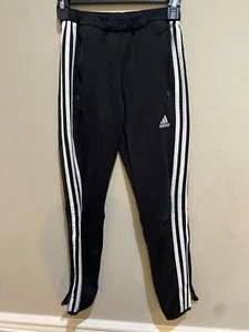ADIDAS Climacool Boys Kids Logo Athletic Sweat Pants Youth Size S Black Fit - Picture 1 of 4