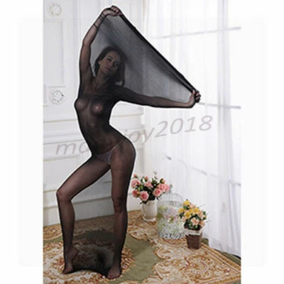 3colors Double Body Stocking Pantyhose Seamless Full Body Tight  Bodysuit Couple - Image 1 of 4