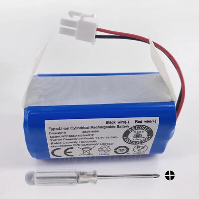 Original Battery for ILIFE Robot Vacuum A4 A4s Pro A6 A7 A8 A9 A10 V7/V7S Plus