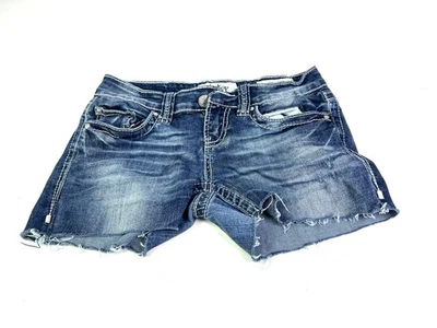 Daytrip Shorts Lynx Denim Blue Distressed inseam  Women's Size 26 - Image 1 of 4