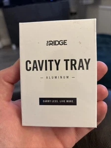 The Ridge Wallet Accessories Aluminium Cavity Tray - Picture 1 of 5