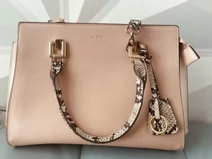 ALDO Damen Handtasche rosa mit beiden Henkeln oder abnehmbaren Riemen Crossbody - Bild 1 von 6