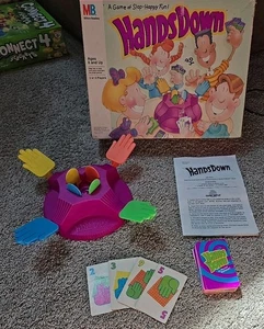 1999 Hands Down Game by Milton Bradley Complete  - Picture 1 of 6