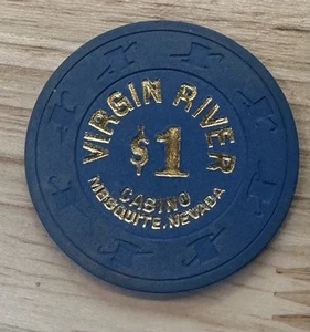 Vintage Virgin River Casino $1 Gaming Token - Photo 1/2