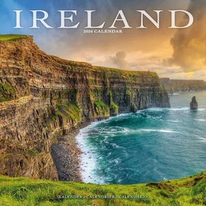 IRELAND - 2026 WALL CALENDAR - BRAND NEW - 07695 - Picture 1 of 3