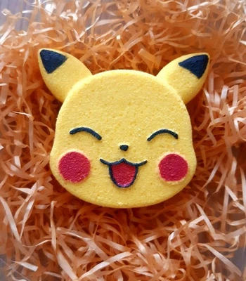 Pikachu Poke Bath bomb. Birthday, Christmas, boys girls gift, secret santa gift - Image 1 of 3