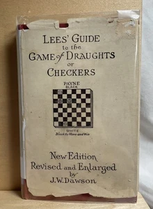 New Ed. Revised - Lees guide to Checkers or Draughts - Hard Cover in Jacket - Picture 1 of 9