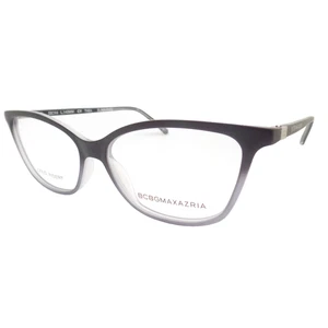 BCBG Max Azaria Thea Negro Mate Desvanecimiento 53mm Nuevo Marco de Gafas Auténtico - Imagen 1 de 3