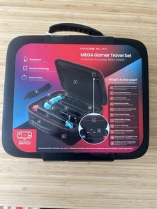 Juego de funda de viaje Press Play Gamer para Nintendo Switch protector de pantalla 11 artículos - Imagen 1 de 2