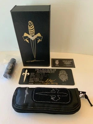 Nuevo peine de aseo de barba personalizado Microtech Marfione - nuevo en caja. Foto 1 de 4