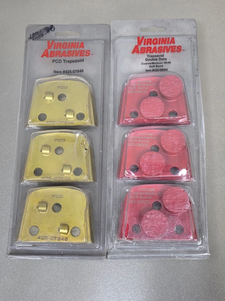 Virginia Abrasivos 425-08000 y 425-07848 PCD Molienda Trapezoide PCD Foto 1 de 1