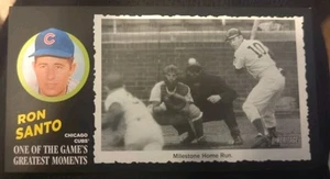 Topps Heritage Ron Santo 2020 Baseball's Greatest Moments Box Topper #55 🔥 Cubs - Imagen 1 de 3