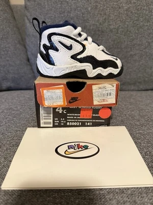 🔥RARE 90s Vintage New DS NIKE WINGED FLIGHT ✅ TD Baby Sz 4C OG CUTE - Image 1 of 4