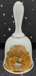 VTG Royal Cornwall Porcelain Bell 1980 Bethlehem X-Mas Limited To 10000 #0938 - Picture 1 of 6