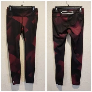 Athleta Damen Sonar enge magnetische Leggings Gr. Small Chianti weinrot schwarz - Bild 1 von 9