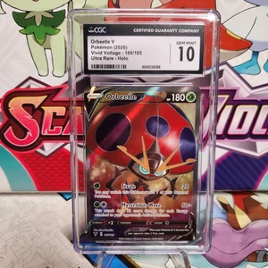 CGC 10 Orbeetle V 166/185 Full Art - Tension vive - Pokemon TCG - ENVOI RAPIDE - Photo 1/2