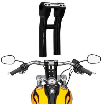 Abrazadera superior elevadora de manillar de 1 1/4" apta para Harley Softail Fat Boy Breakout Foto 1 de 4