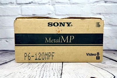 Sony Metal MP 120 8mm Video 8 Cassette Tape P6-120MPL Lot Of 10 Tapes NIB - Image 1 of 4