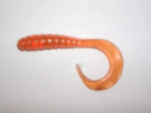 VERMONE ARTIFICIALE SILICONE PESCA VINTAGE/ SILICON WORM FISHING SPINNING - Imagen 1 de 1