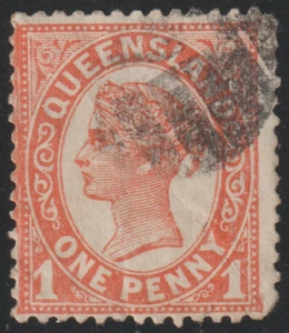 Australia Queensland 1895-96 SC# 109 - Queen Victoria - Used Lot # 12 - Picture 1 of 2