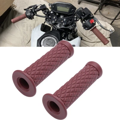 Par de empuñaduras de gel de goma para manillar de motocicleta de 7/8" para bicicleta deportiva de calle Foto 1 de 4