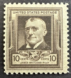 US 1940 Scott # 868 - MNH Famous American Poet James Whitcomb Riley - Picture 1 of 2