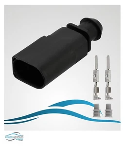 Stecker 2-polig Reparatursatz 1J0973802 für VW AUDI SKODA SEAT MT Crimp Kontakt - Bild 1 von 1