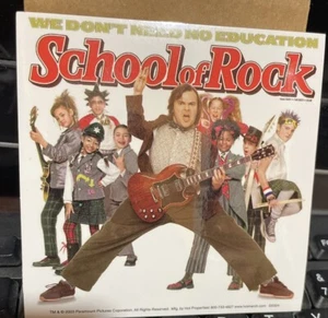 2003 SCUOLA DI ROCK JACK BLACK MUSIC BAMBINI NO EDUCAZIONE MINI FILM ADESIVO OS - Foto 1 di 1