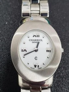 Philippe Charriol Azuro Stainless Steel Quartz Analog Watch Women Used Japan - Picture 1 of 24