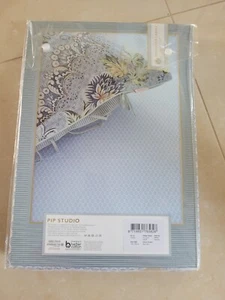 *neu* Pip Studio Spannbettlaken 140x200 Cm Thousand Leaves Blue Hellblau Laken - Bild 1 von 6