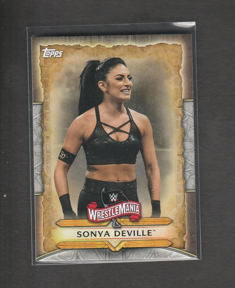 SONYA DEVILLE  #WM-47 2020 WRESTLEMANIA  ROSTER CARD NICE!**** Foto 1 de 1