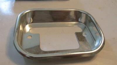 NOS 1969 1970 FORD COUNTRY SQUIRE RANCH WAGON REVERSE BACKUP LIGHT LENS BEZEL - Image 1 of 4