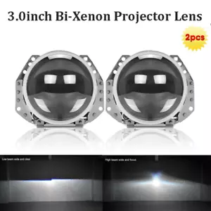 3.0 Inch Retrofit HID Bi-xenon Projector lens For D1S D2S D3S D4S Headlight Bulb - Picture 1 of 7