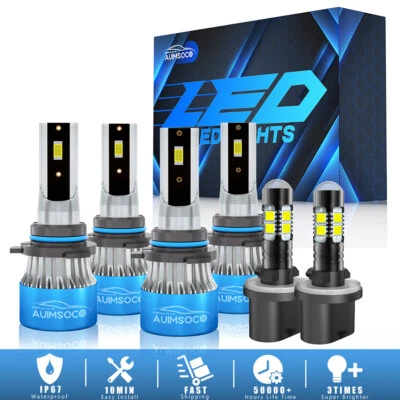 Combo 6 faros LED KIT HI-LO para Chevrolet Monte Carlo cupé 2 puertas 2000-2005 Foto 1 de 4