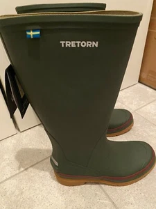 TRETORN Modell Sarek GR. 40 DAMEN GUMMISTIEFEL OLIV GRÜN NEU - Bild 1 von 3