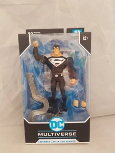 McFarlane Toys DC Multiverso La Serie Animada - Variante Traje Negro de Superman - Imagen 1 de 2