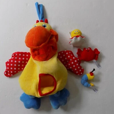 Melissa & Doug K's Kids Feed Hungry Pelican Plush Baby Rattle Toy 18"  - Image 1 of 4