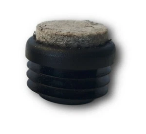 4 Filzgleiter/Fußstopfen/Stuhlgleiter/Möbelgleiter 15-32mm rund Kunststoff Filz - Bild 1 von 4