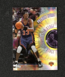 PATRICK EWING 1999-00 Topps Season Best CENTER STAGE Knicks Georgetown Hoyas MNT - Foto 1 di 2