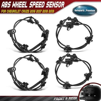 4 датчика скорости передних и задних колес ABS для Chevrolet Cruze 2016 2017 2018 2019 годов выпуска - Изображение 1 из 4