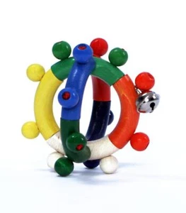 Baby Toy Motor Activity Rattle Ball Colourful Bxlxh 3 5/32x3 5/32in New - Picture 1 of 1