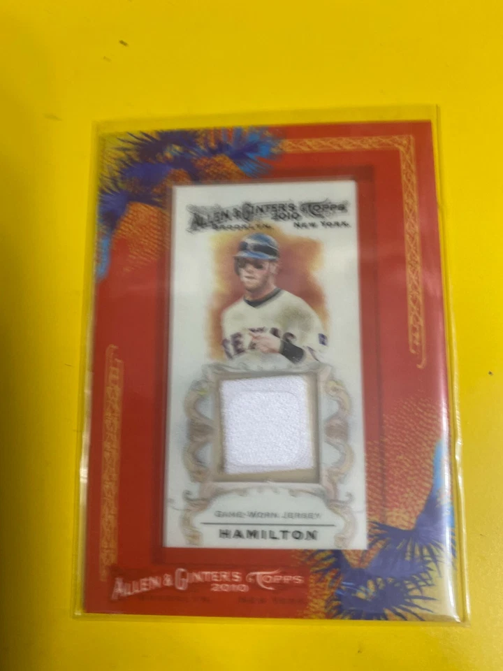 D31942  2010 Topps Allen and Ginter Relics #JH Josh Hamilton RANGERS  - Image 1 of 1