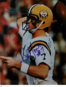 BERT JONES SIGNED LSU TIGERS 8X10 PHOTO #1 COLTS - Picture 1 of 1