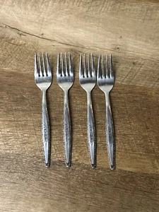 Interpur INR3 Stainless Flatware Salad Forks 4 Piece Set Japan 6.25" L24 - Picture 1 of 3