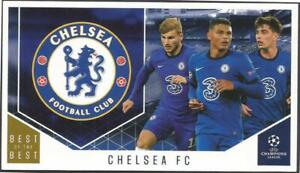 TOPPS CHAMPIONS LEAGUE COLLECTOR CARD 2020-21-#105-CHELSEA TEAM PHOTO