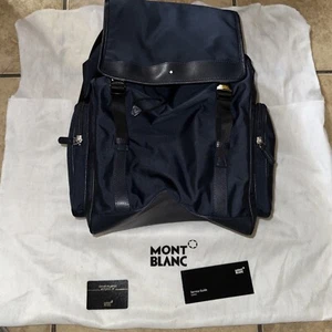 Blauer Montblanc Rucksack Nagelneu (RAR) - Bild 1 von 5